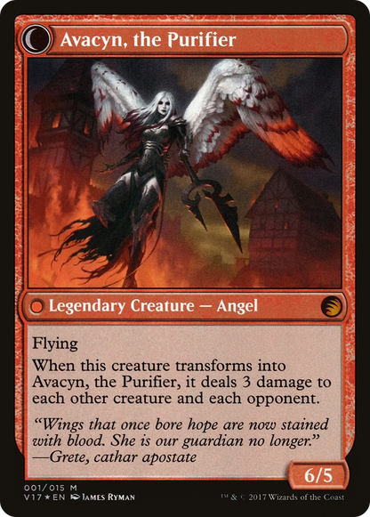 Archangel Avacyn (V17-001) [From the Vault: Transform] Foil