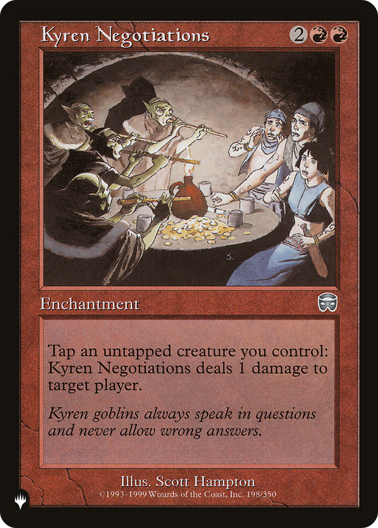 Kyren Negotiations (LIST-MMQ-198) [The List]