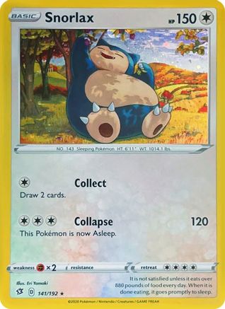 Snorlax (Cosmos Holo) (141/192) [Miscellaneous Cards & Products] Holofoil - Promo