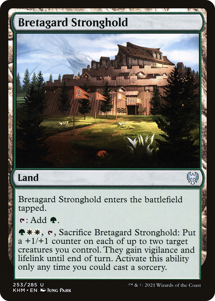 Bretagard Stronghold (KHM-253) [Kaldheim] Foil