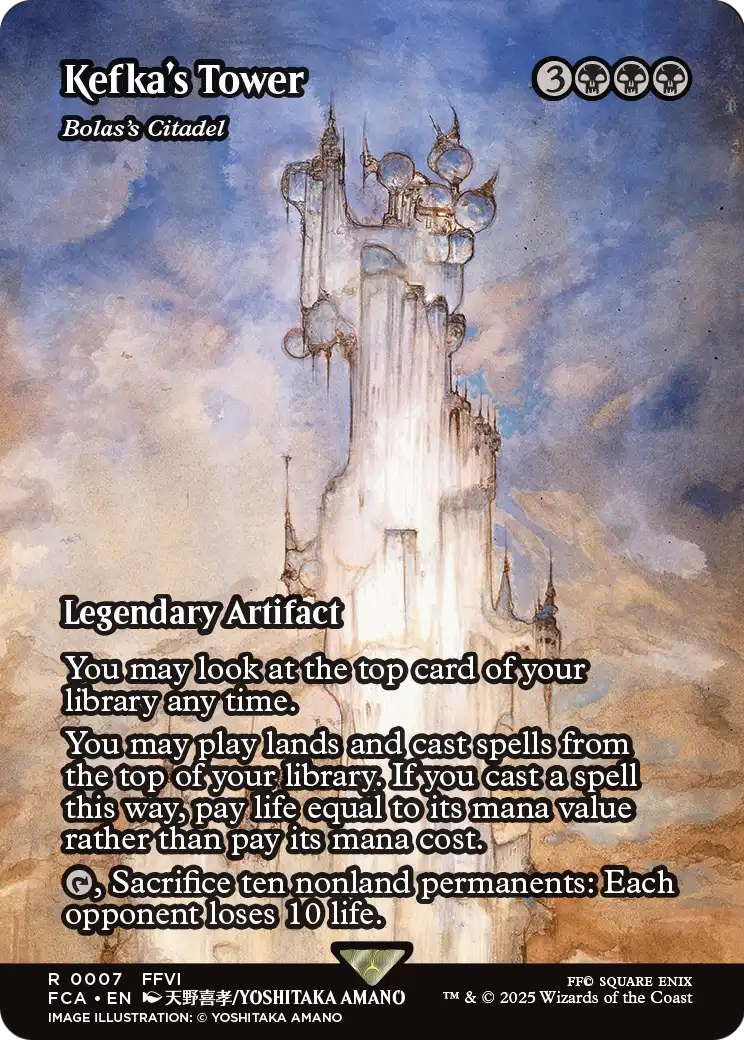 Kefka's Tower - Bolas's Citadel (Showcase) (FCA-007) (Borderless) [FINAL FANTASY: Through the Ages] Foil
