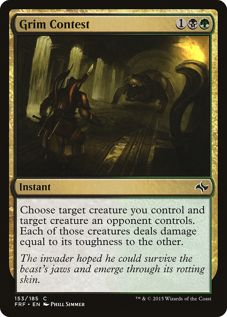 Grim Contest (FRF-153) [Fate Reforged]