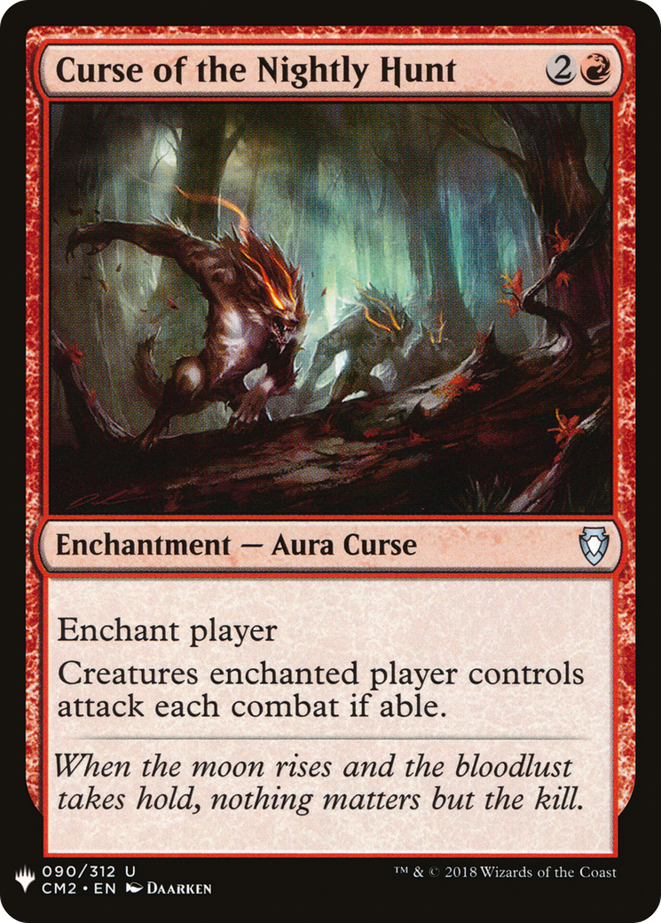 Curse of the Nightly Hunt (LIST-CM2-90) [The List]