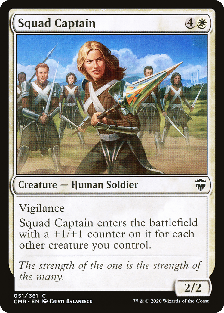 Squad Captain (CMR-051) [Commander Legends]
