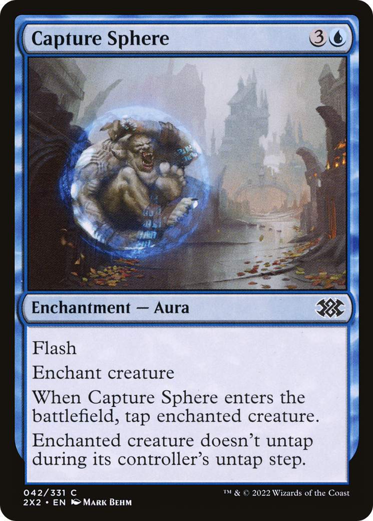 Capture Sphere (2X2-042) [Double Masters 2022] Foil
