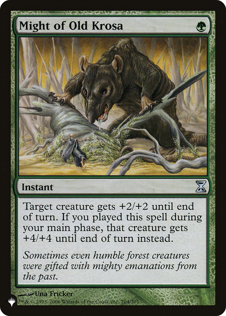 Might of Old Krosa (LIST-TSP-204) [The List]