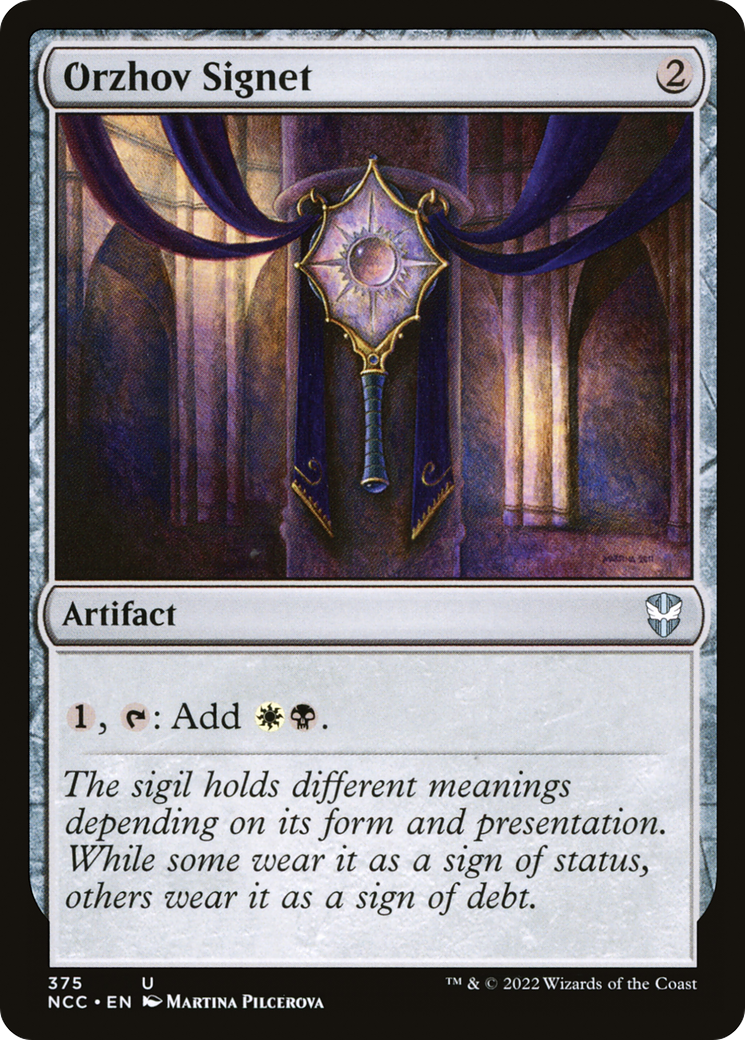 Orzhov Signet (NCC-375) [New Capenna Commander]