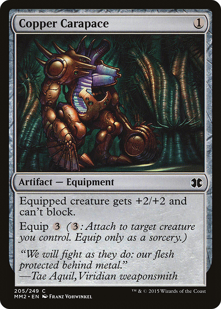 Copper Carapace (MM2-205) [Modern Masters 2015]