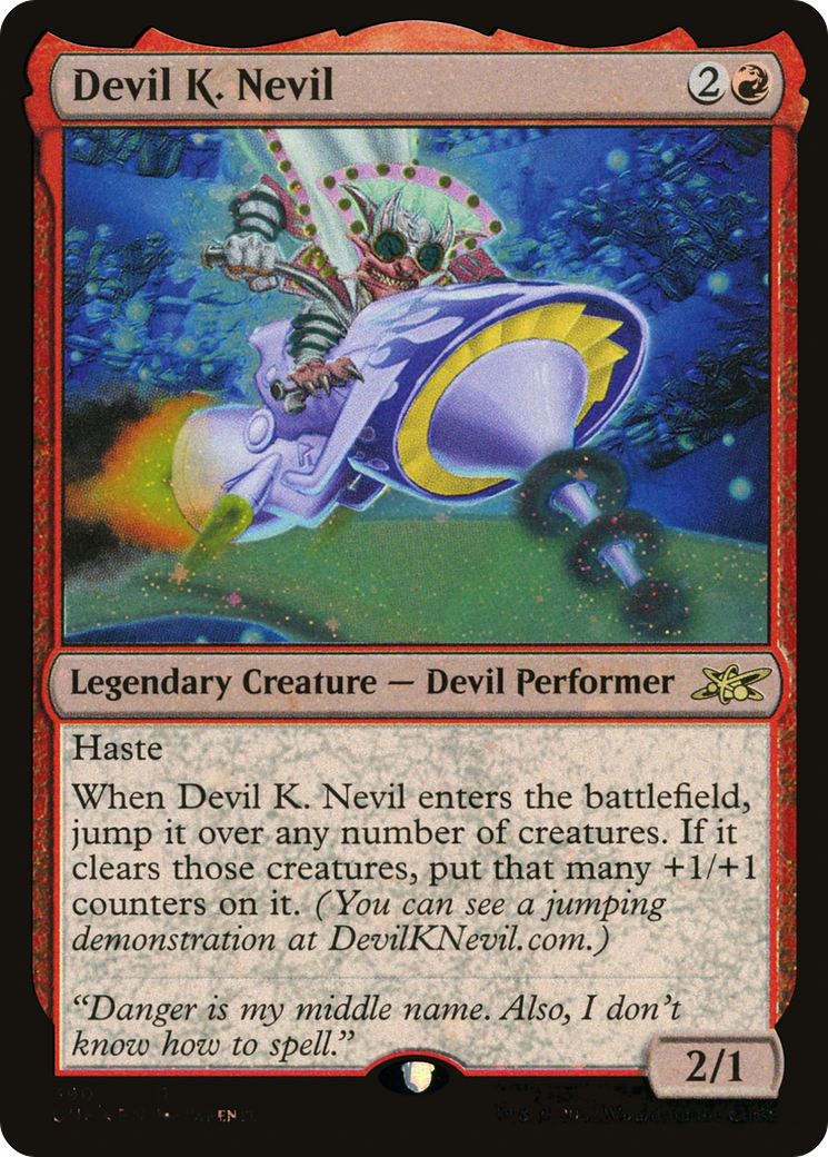 Devil K. Nevil (Galaxy Foil) (UNF-390) [Unfinity] Foil
