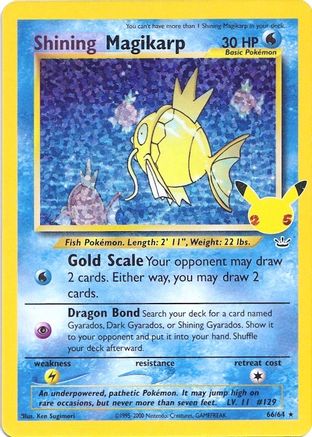 Shining Magikarp (066/25) [Celebrations Classic Collection] Holofoil - Classic Collection
