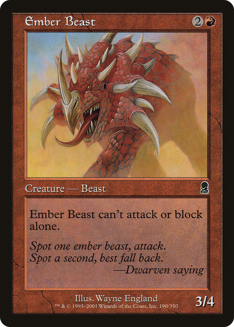 Ember Beast (ODY-190) [Odyssey]