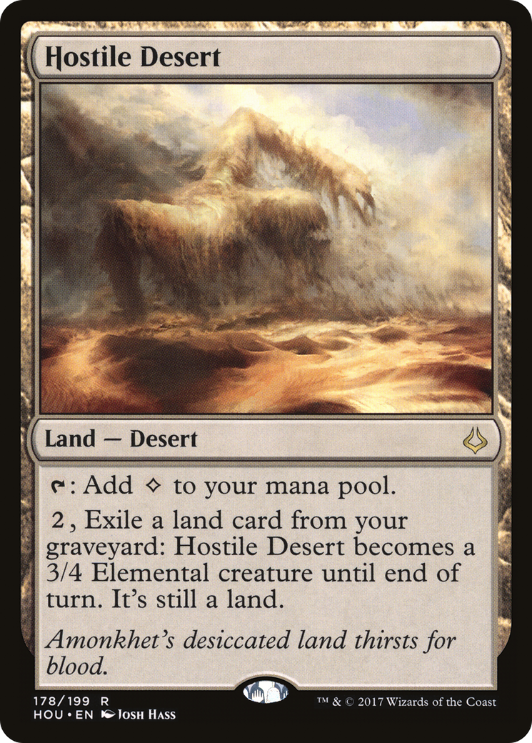 Hostile Desert (HOU-178) [Hour of Devastation]