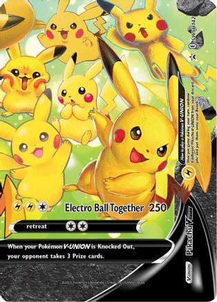 Pikachu V-Union (SWSH142/307) [SWSH Sword & Shield Promo Cards] Holofoil - Promo
