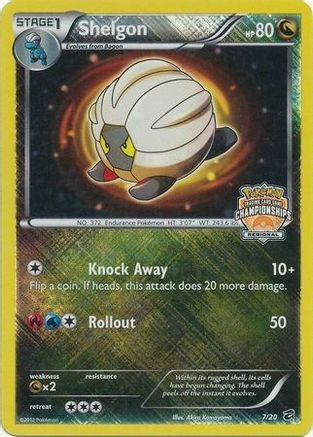 Shelgon (Regional Championships) (7/20) [League & Championship Cards] Reverse Holofoil - Promo