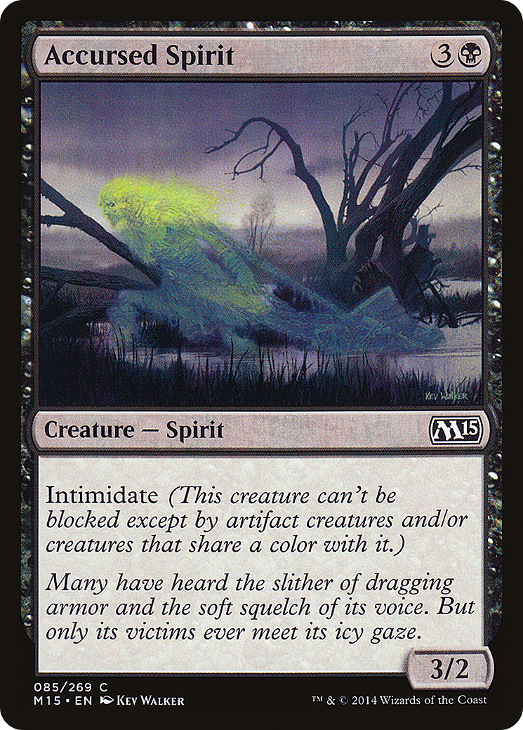Accursed Spirit (M15-085) [Magic 2015]