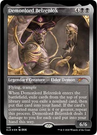 Demonlord Belzenlok (Foil Etched) (SLD-159) [Secret Lair Drop Series] Foil