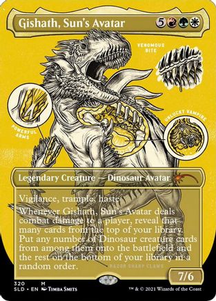 Gishath, Sun's Avatar (Foil Etched) (SLD-320) [Secret Lair Drop Series] Foil