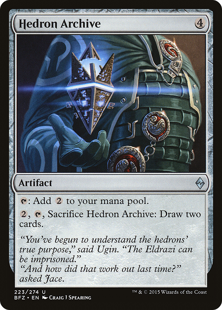 Hedron Archive (BFZ-223) [Battle for Zendikar] Foil