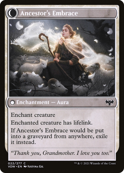 Kindly Ancestor (VOW-022) [Innistrad: Crimson Vow] Foil