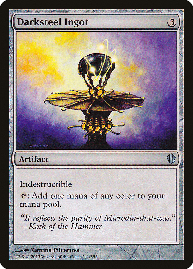 Darksteel Ingot (C13-241) [Commander 2013]