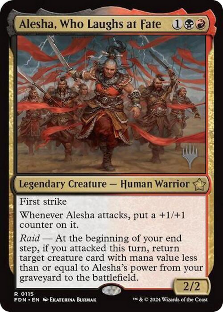 Alesha, Who Laughs at Fate (PPDFT-115) [Promo Pack: Foundations Promos]