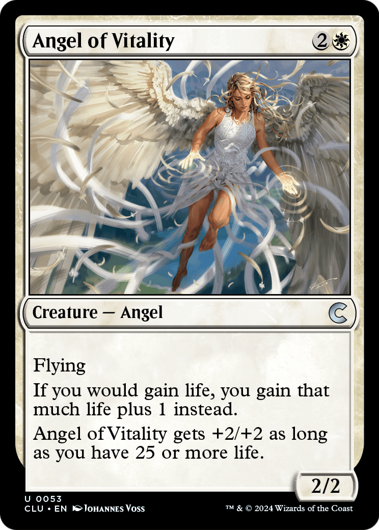 Angel of Vitality (CLU-053) [Ravnica: Clue Edition]