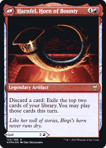 Birgi, God of Storytelling (PRE-123S) [Kaldheim Promos] Foil