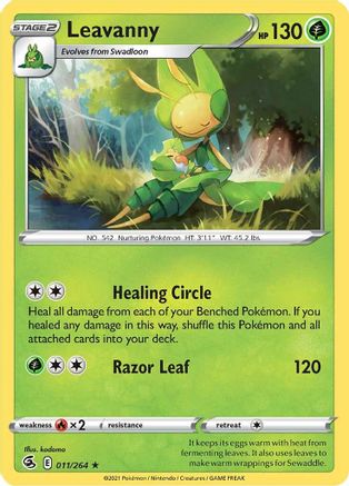Leavanny (011/264) [SWSH08 Fusion Strike] - Rare