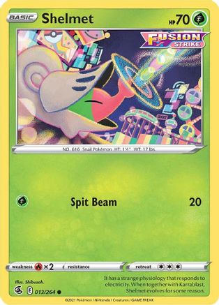 Shelmet (013/264) [SWSH08 Fusion Strike] - Common