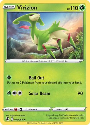 Virizion (015/264) [SWSH08 Fusion Strike] - Rare