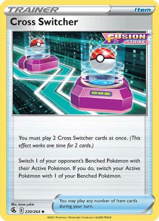 Cross Switcher (230/264) [SWSH08 Fusion Strike] Reverse Holofoil - Uncommon