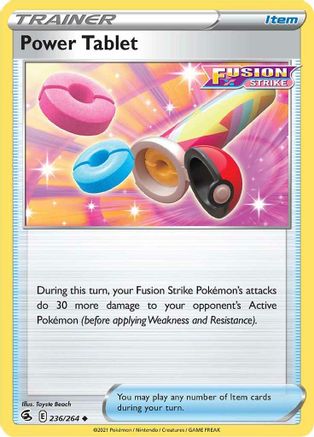 Power Tablet (236/264) [SWSH08 Fusion Strike] - Uncommon