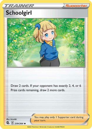 Schoolgirl (239/264) [SWSH08 Fusion Strike] Reverse Holofoil - Uncommon