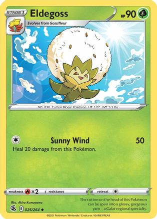Eldegoss (025/264) [SWSH08 Fusion Strike] Reverse Holofoil - Uncommon