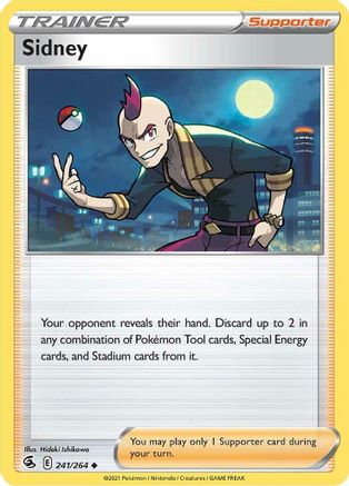 Sidney (241/264) [SWSH08 Fusion Strike] Reverse Holofoil - Uncommon