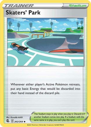 Skaters' Park (242/264) [SWSH08 Fusion Strike] Reverse Holofoil - Uncommon