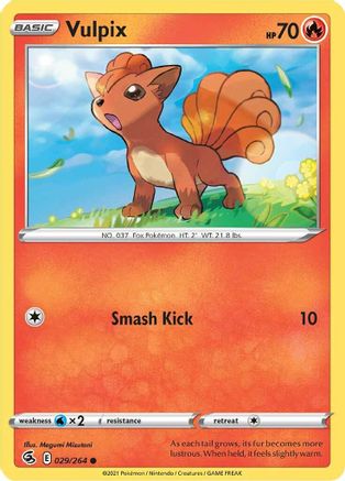 Vulpix (029/264) [SWSH08 Fusion Strike] - Common