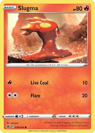 Slugma (034/264) [SWSH08 Fusion Strike] - Common