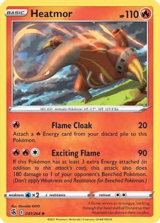 Heatmor (041/264) [SWSH08 Fusion Strike] - Uncommon
