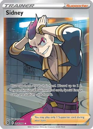 Sidney (Full Art) (264/264) [SWSH08 Fusion Strike] Holofoil - Ultra Rare