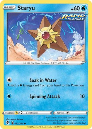 Staryu (052/264) [SWSH08 Fusion Strike] - Common