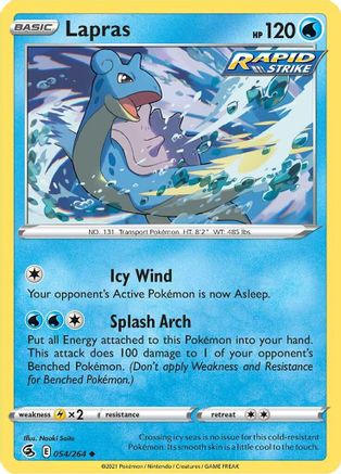 Lapras (054/264) [SWSH08 Fusion Strike] - Uncommon