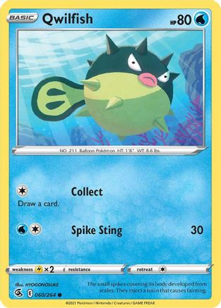 Qwilfish (060/264) [SWSH08 Fusion Strike] - Common