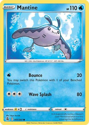 Mantine (061/264) [SWSH08 Fusion Strike] - Common
