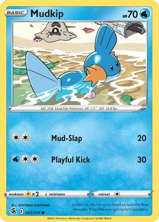 Mudkip (062/264) [SWSH08 Fusion Strike] - Common