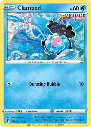 Clamperl (065/264) [SWSH08 Fusion Strike] Reverse Holofoil - Common