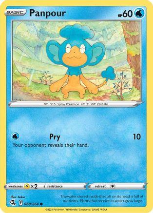 Panpour (068/264) [SWSH08 Fusion Strike] - Common
