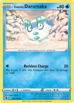 Galarian Darumaka (071/264) [SWSH08 Fusion Strike] - Common