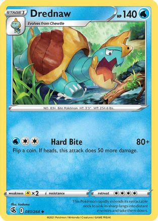 Drednaw (081/264) [SWSH08 Fusion Strike] - Uncommon