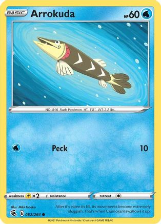Arrokuda (082/264) [SWSH08 Fusion Strike] - Common